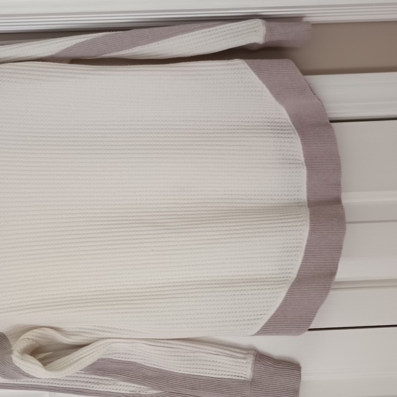 Free People Long Sleeve Waffle Knit Tee - Picture 3 of 9